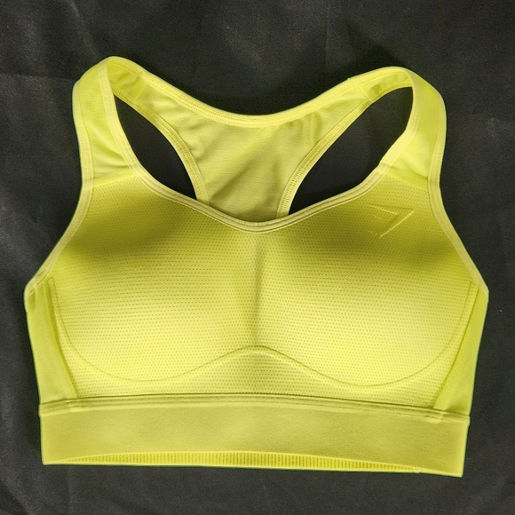 Gymshark XS Women's 2 Pc. Yelloe Bralette and Whitney Simmons Seamless Shorts - Picture 3 of 8